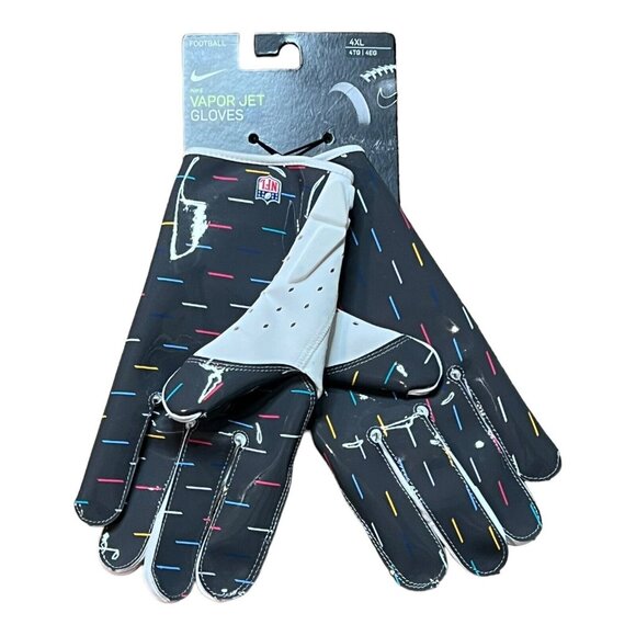 Nike NFL Vapor Knit 4.0 Football Gloves Crucial Catch Men's Size 4XL DN0927-990